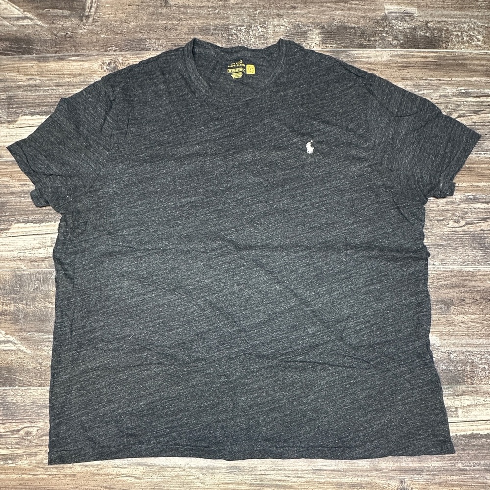 Polo Ralph Lauren Tee 3XB Big Tall Gray Pony Logo T Shirt - GUC
